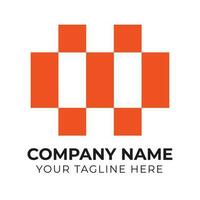 creativo monogramma minimalista attività commerciale logo design modello gratuito vettore