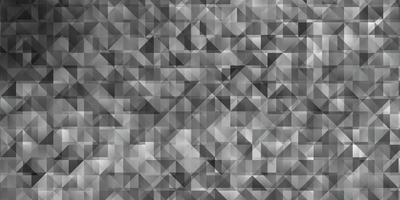 texture vettoriale grigio chiaro con stile triangolare