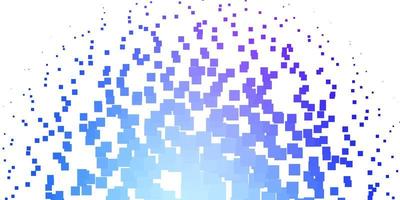 motivo vettoriale blu rosa chiaro in illustrazione di stile quadrato con una serie di rettangoli sfumati per la promozione della tua attività