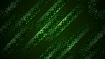 buio verde astratto sfondo con serpentina stile Linee come il principale componente. vettore