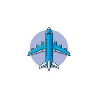 boeing aereo ilustrasi icona logo vettore. vettore
