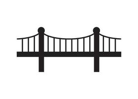 ponte icona design illustrazione vettore
