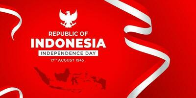 Indonesia indipendenza giorno, Indonesia la libertà sfondi, Indonesia bandiera rosso bianca vettore