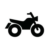 motociclo icona silhouette logo vettore