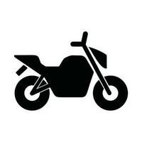 motociclo icona silhouette logo vettore