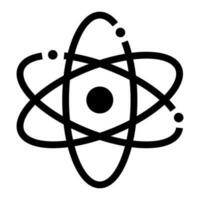 moderno elettrone e atomo icona. vettore. vettore