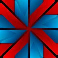 rosso e blu astratto geometrico sfondo vettore