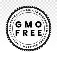 geneticamente modificato organismo ogm gratuito o non ogm cibo confezione etichetta etichette vettore