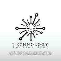 tecnologia logo. futuro Tech icona. illustrazione elemento-vettore vettore