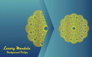 lusso mandala design vettore modello