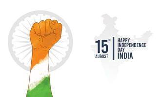 India indipendenza giorno vettore sfondo