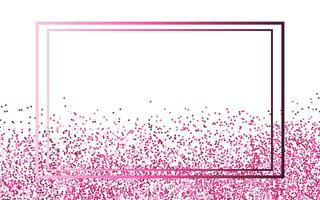 decorativo rosa telaio luccichio effetto.poster per anniversario, premio cerimonie vettore