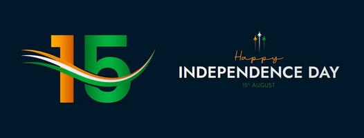 indiano indipendenza giorno celebrazione di il 76 ° indipendenza giorno vettore