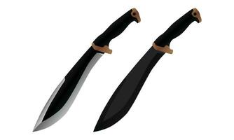 coltello icona impostato - vettore realistico diverso cucina coltelli avvicinamento isolato su trasparente sfondo. coltello png. cucina elettrodomestici png.