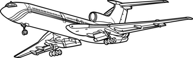aereo volante cielo mezzi di trasporto illustrazione vettore