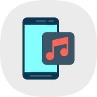 musica App vettore icona design