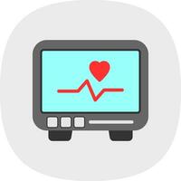 cardiogramma vettore icona design