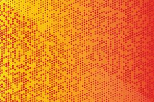 giallo mezzitoni punto grano struttura pixel pop arte pendenza modello sfondo. vettore