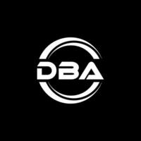 dba logo disegno, ispirazione per un' unico identità. moderno eleganza e creativo design. filigrana il tuo successo con il Impressionante Questo logo. vettore