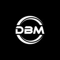 dbm logo disegno, ispirazione per un' unico identità. moderno eleganza e creativo design. filigrana il tuo successo con il Impressionante Questo logo. vettore