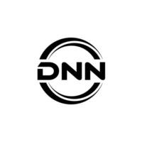 dnn logo disegno, ispirazione per un' unico identità. moderno eleganza e creativo design. filigrana il tuo successo con il Impressionante Questo logo. vettore