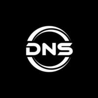 dns logo disegno, ispirazione per un' unico identità. moderno eleganza e creativo design. filigrana il tuo successo con il Impressionante Questo logo. vettore