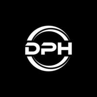 dph logo disegno, ispirazione per un' unico identità. moderno eleganza e creativo design. filigrana il tuo successo con il Impressionante Questo logo. vettore