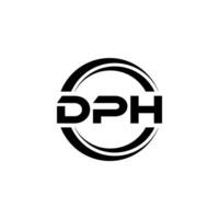 dph logo disegno, ispirazione per un' unico identità. moderno eleganza e creativo design. filigrana il tuo successo con il Impressionante Questo logo. vettore