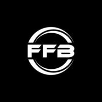 ffb logo disegno, ispirazione per un' unico identità. moderno eleganza e creativo design. filigrana il tuo successo con il Impressionante Questo logo. vettore