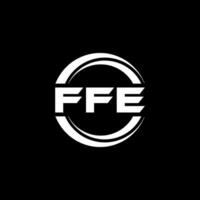 ffe logo disegno, ispirazione per un' unico identità. moderno eleganza e creativo design. filigrana il tuo successo con il Impressionante Questo logo. vettore