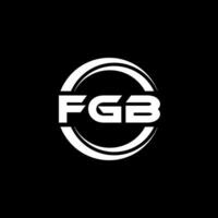 fgb logo disegno, ispirazione per un' unico identità. moderno eleganza e creativo design. filigrana il tuo successo con il Impressionante Questo logo. vettore
