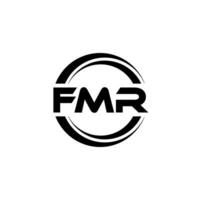 fmr logo disegno, ispirazione per un' unico identità. moderno eleganza e creativo design. filigrana il tuo successo con il Impressionante Questo logo. vettore