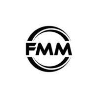 fmm logo disegno, ispirazione per un' unico identità. moderno eleganza e creativo design. filigrana il tuo successo con il Impressionante Questo logo. vettore