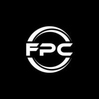 fpc logo disegno, ispirazione per un' unico identità. moderno eleganza e creativo design. filigrana il tuo successo con il Impressionante Questo logo. vettore