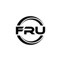 fru logo disegno, ispirazione per un' unico identità. moderno eleganza e creativo design. filigrana il tuo successo con il Impressionante Questo logo. vettore