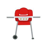 barbeque griglia bbq cartone animato vettore illustrazione