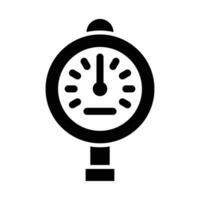 pressione metro vettore glifo icona per personale e commerciale uso.