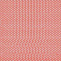 modello di muro di mattoni rossi senza soluzione di continuità per lo sfondo. sfondo muro di mattoni rossi interni del grunge. disegno di stile piano dell'illustrazione di vettore del muro di mattoni arancio di lerciume.