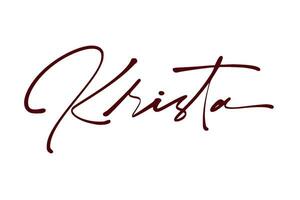 firma serie K design illustrazione vettore