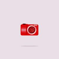 vettore design digitale telecamera animazione semplice tasca piatto design attraente eps 10