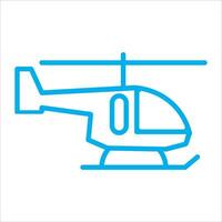 elicottero icona vettore illustrazione simbolo
