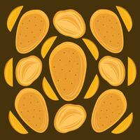 miele Mango pianta vettore illustrazione per grafico design e decorativo elemento