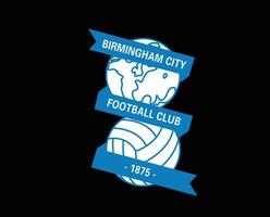 Birmingham città fc club logo simbolo premier lega calcio astratto design vettore illustrazione con nero sfondo