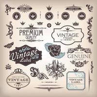design premium vettoriale vintage