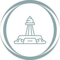 obelisco vettore icona