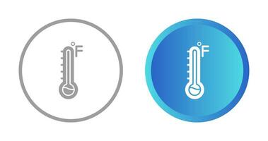 fahrenheit vettore icona