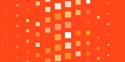 layout vettoriale arancione chiaro con rettangoli di linee