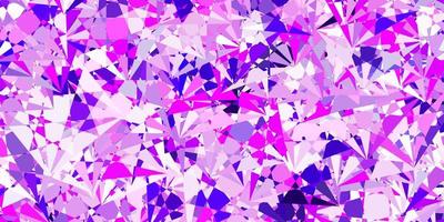 modello vettoriale rosa viola chiaro con forme triangolari