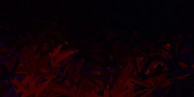 sfondo vettoriale rosso scuro con forme poligonali