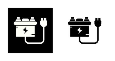 batteria caricabatterie vettore icona